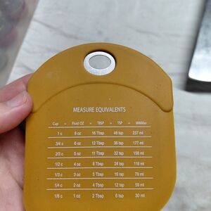 silicone bowl scraper,  "Fall Wildflowers Bowl Scraper"  Primitives Measurments